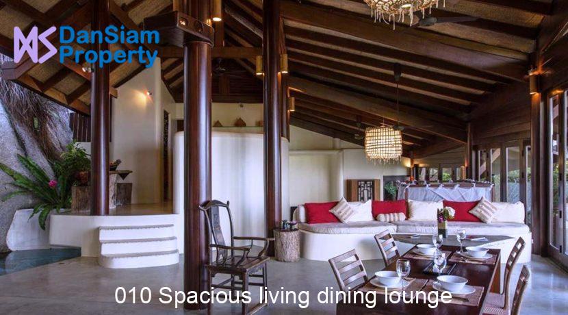 010 Spacious living dining lounge