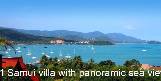 Samui Villa with 180° Panoramic Sea View to Big Buddha