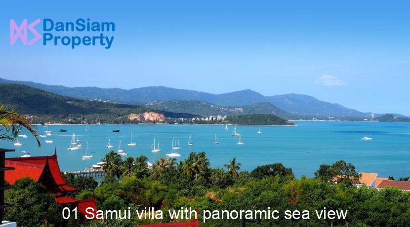 01 Samui villa with panoramic sea view