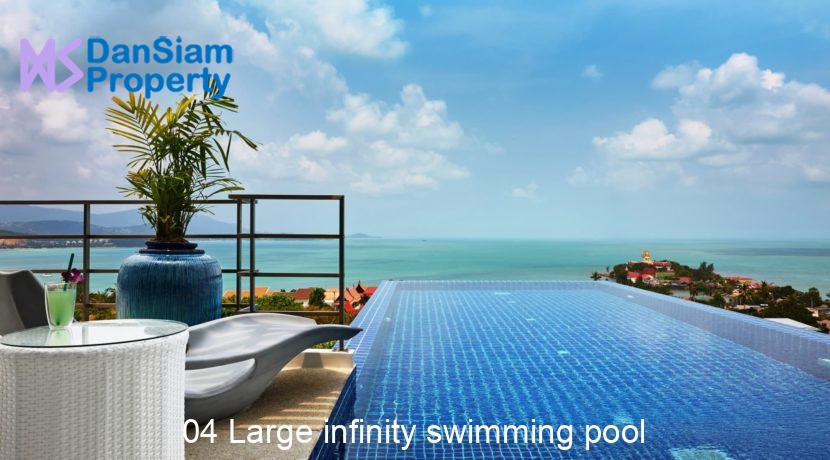 04 Large infinity swimming pool