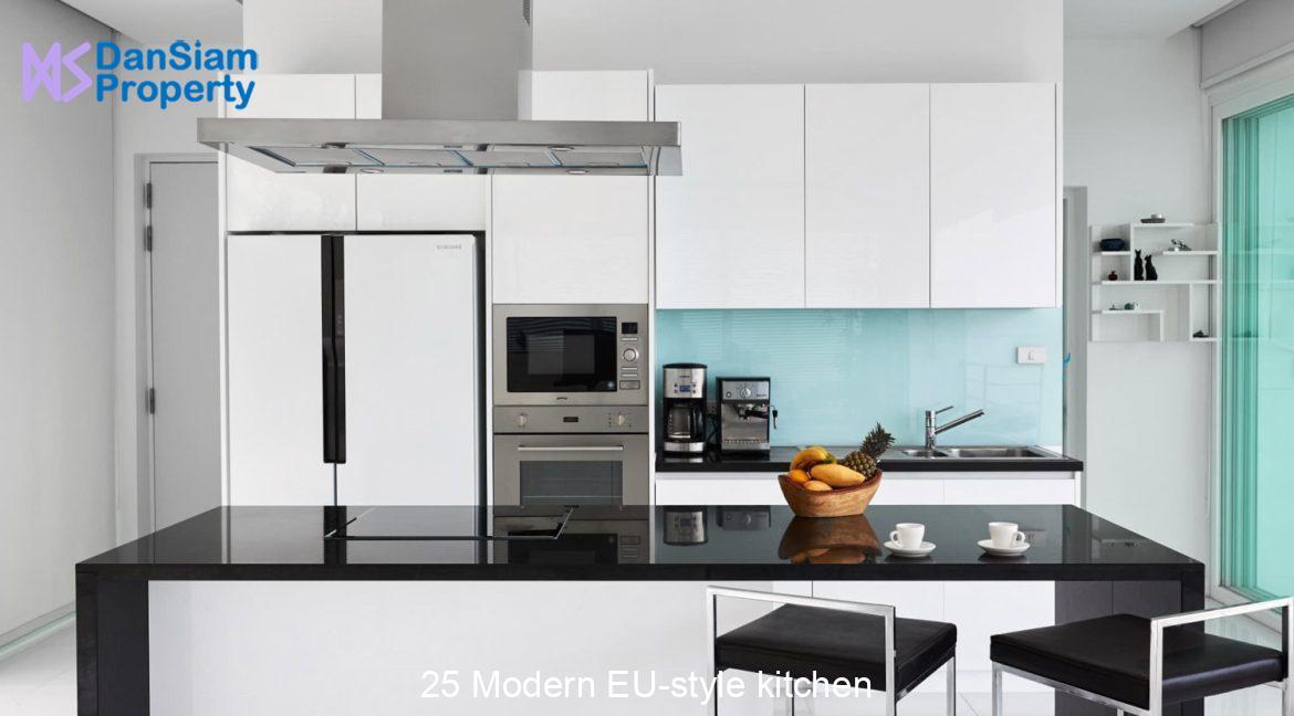 25 Modern EU-style kitchen