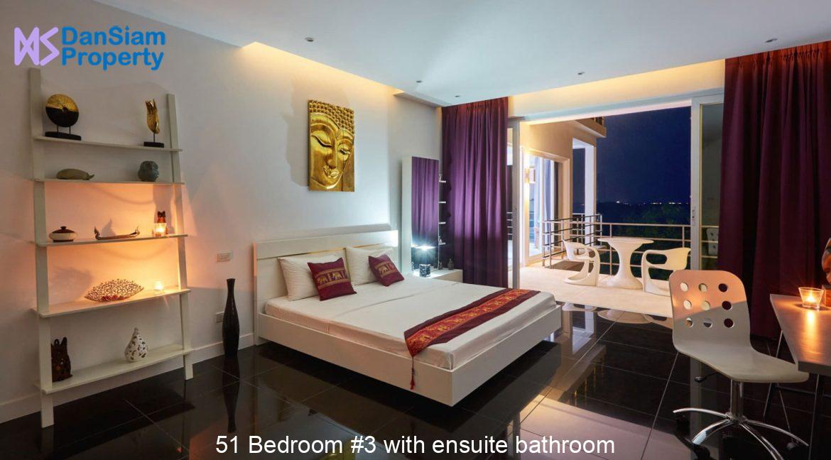 51 Bedroom #3 with ensuite bathroom