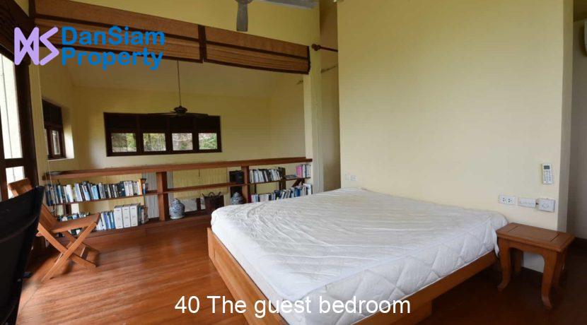 40 The guest bedroom