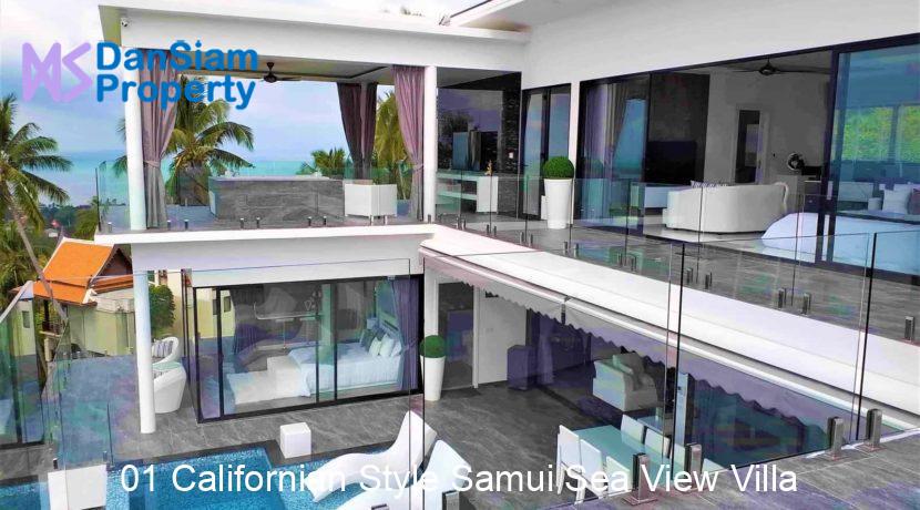 01 Californian Style Samui Sea View Villa