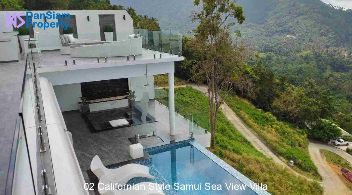 02 Californian Style Samui Sea View Villa