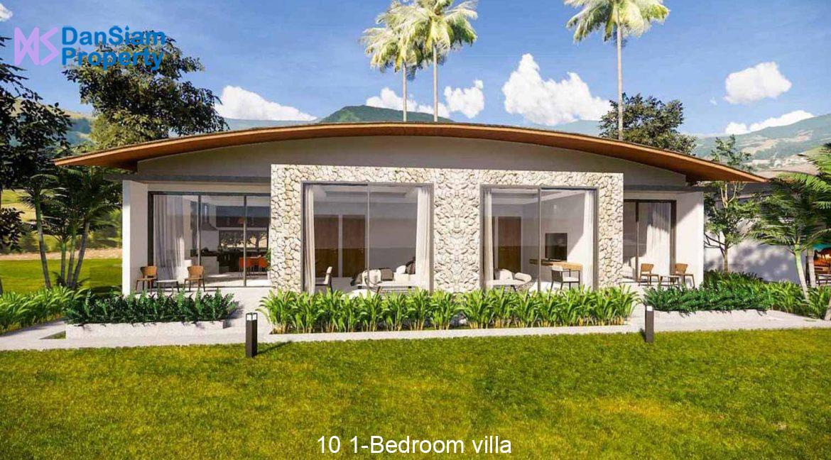 10 1-Bedroom villa