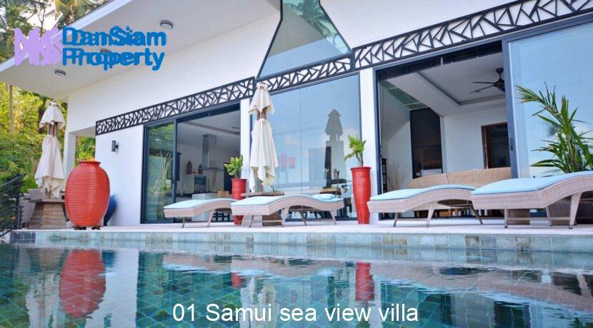 01 Samui sea view villa