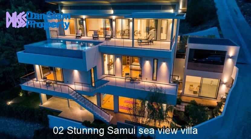 02 Stunnng Samui sea view villa