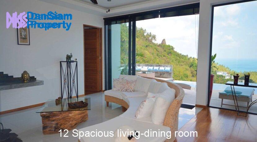 12 Spacious living-dining room