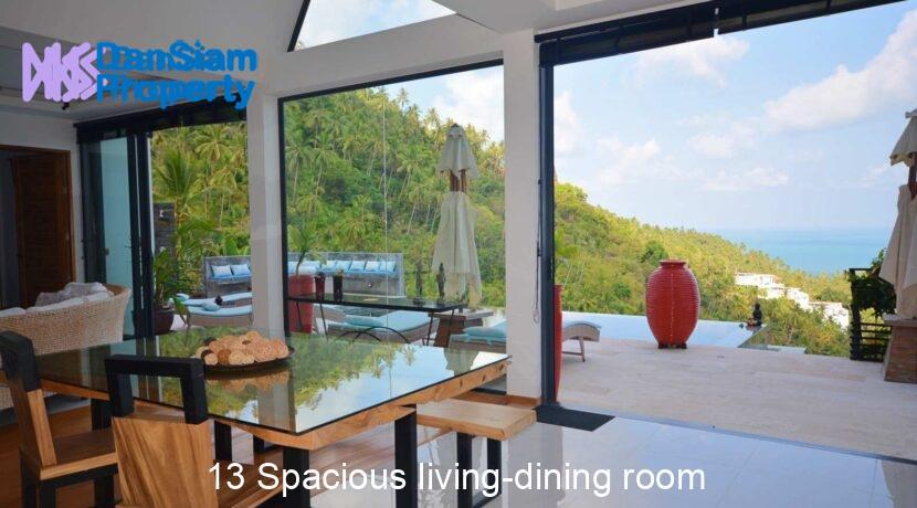 13 Spacious living-dining room