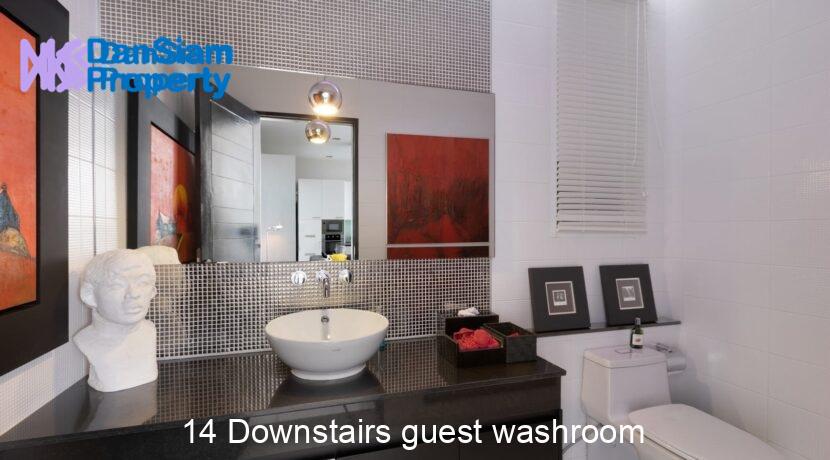 14 Downstairs guest washroom