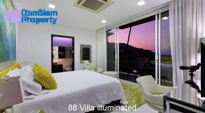 88 Villa illuminated
