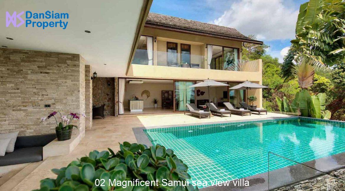 02 Magnificent Samui sea view villa