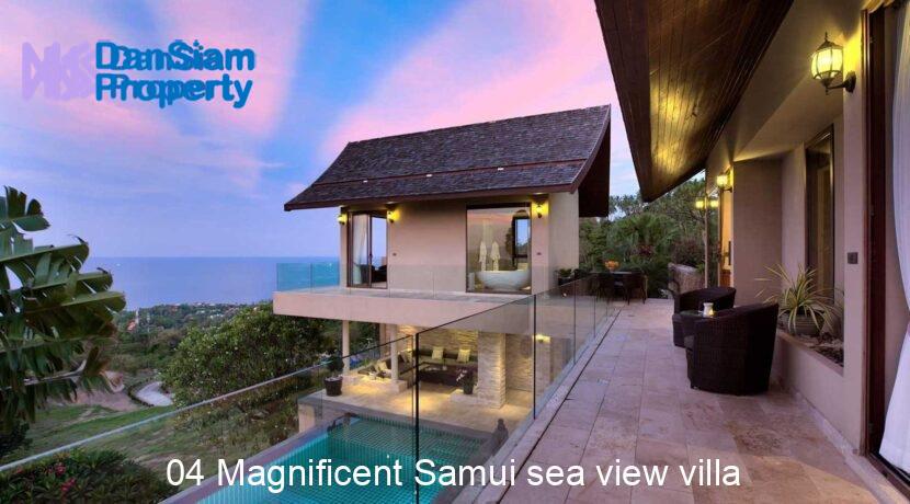 04 Magnificent Samui sea view villa