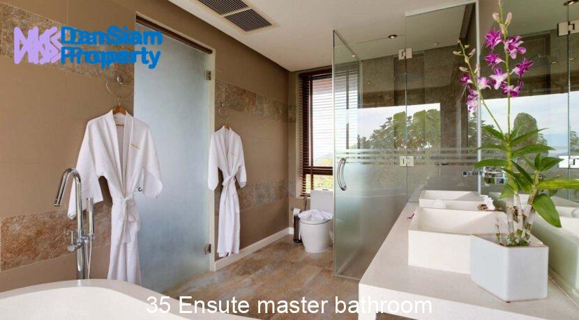 35 Ensute master bathroom