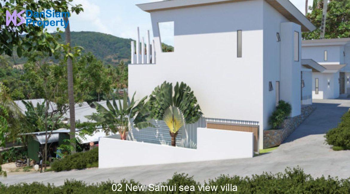02 New Samui sea view villa