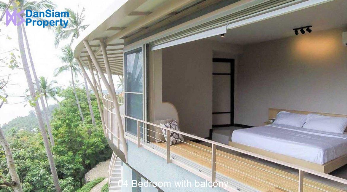 04 Bedroom with balcony