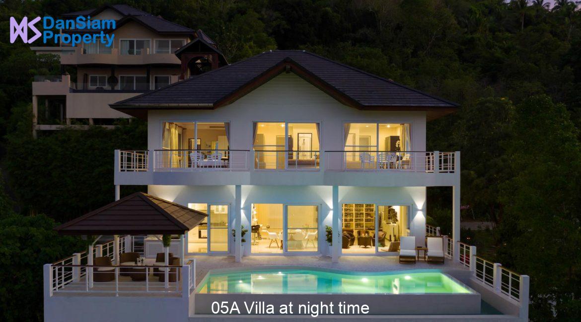 05A Villa at night time