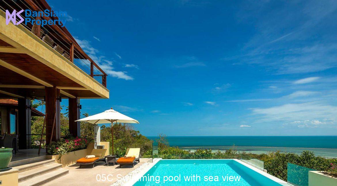 05C Swimming pool with sea view