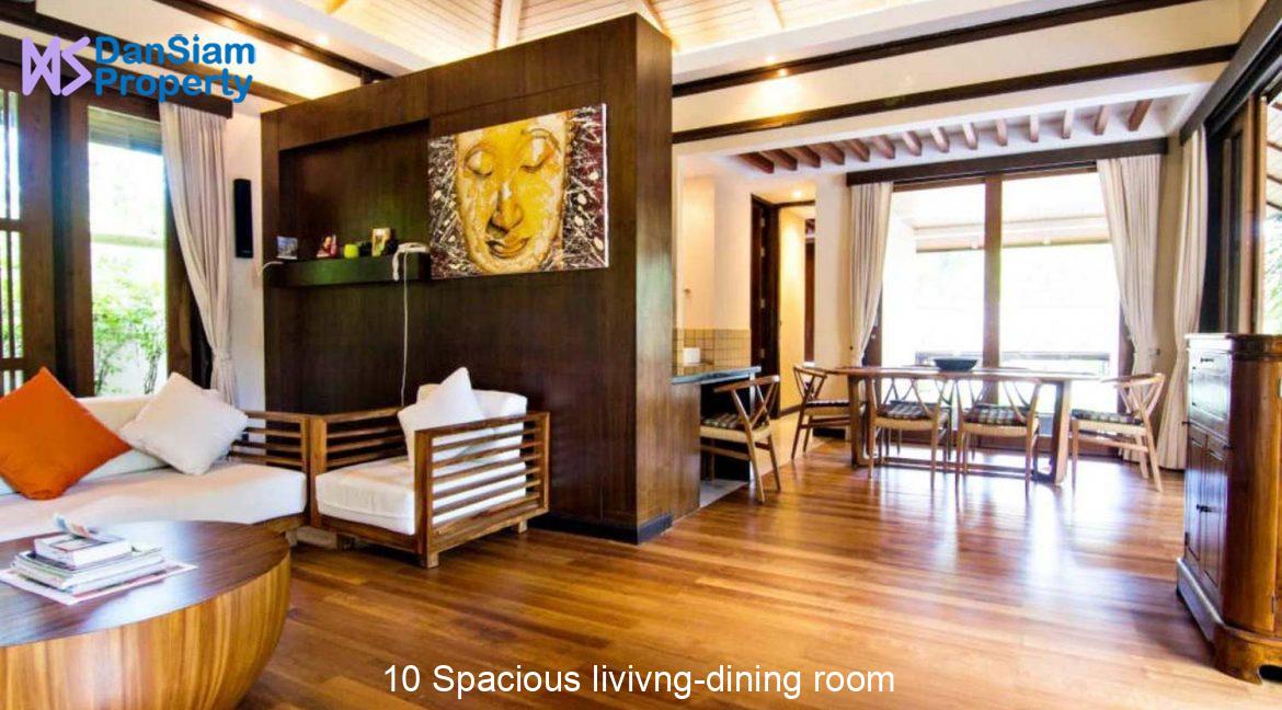 10 Spacious livivng-dining room