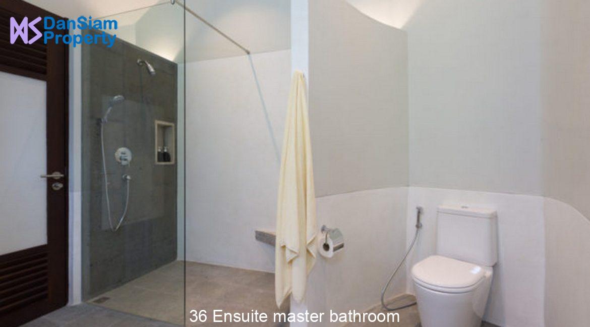 36 Ensuite master bathroom
