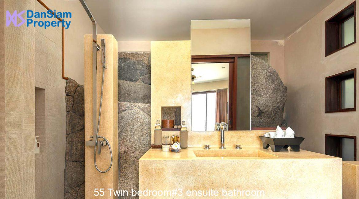 55 Twin bedroom#3 ensuite bathroom