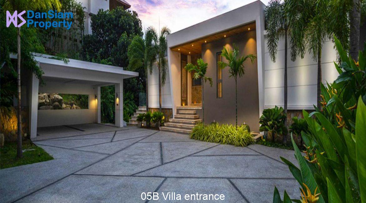 05B Villa entrance