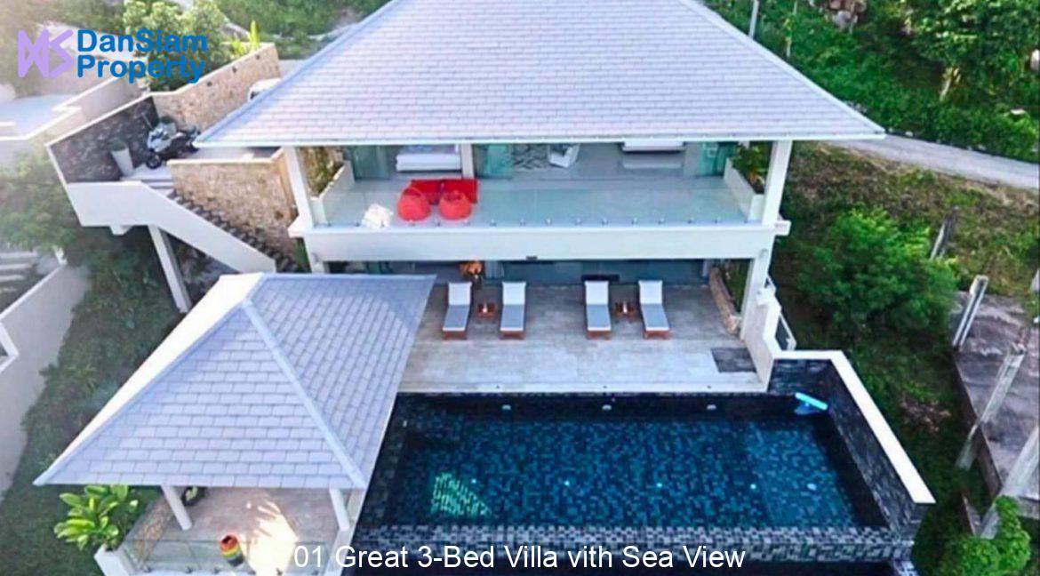 01 Great 3-Bed Villa vith Sea View