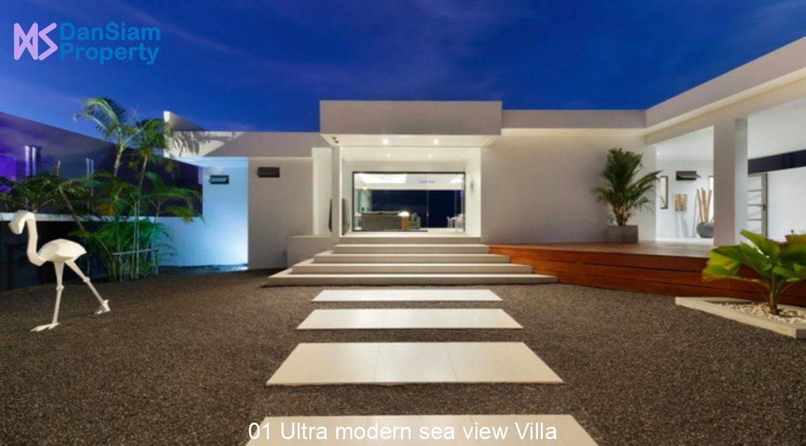 01 Ultra modern sea view Villa