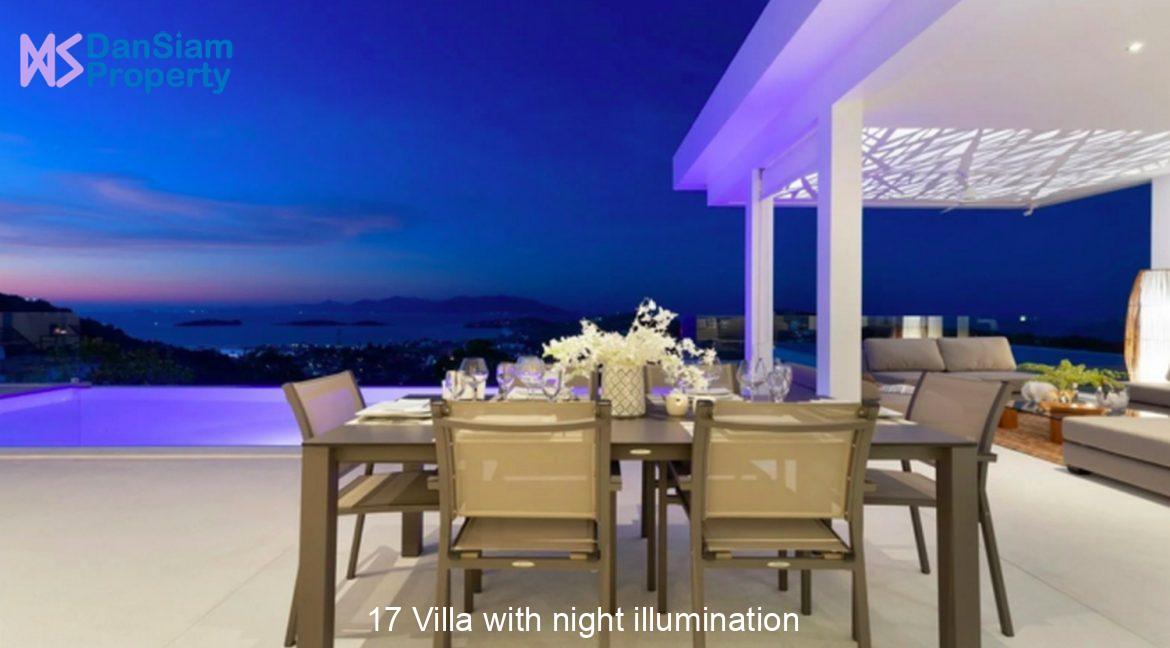 17 Villa with night illumination