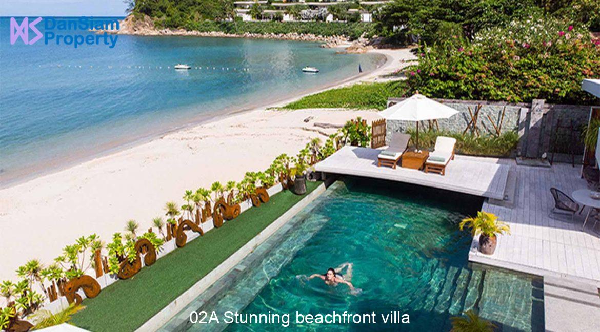 02A Stunning beachfront villa