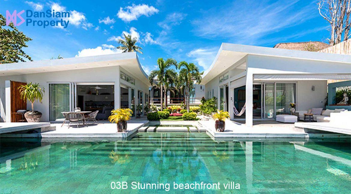 03B Stunning beachfront villa