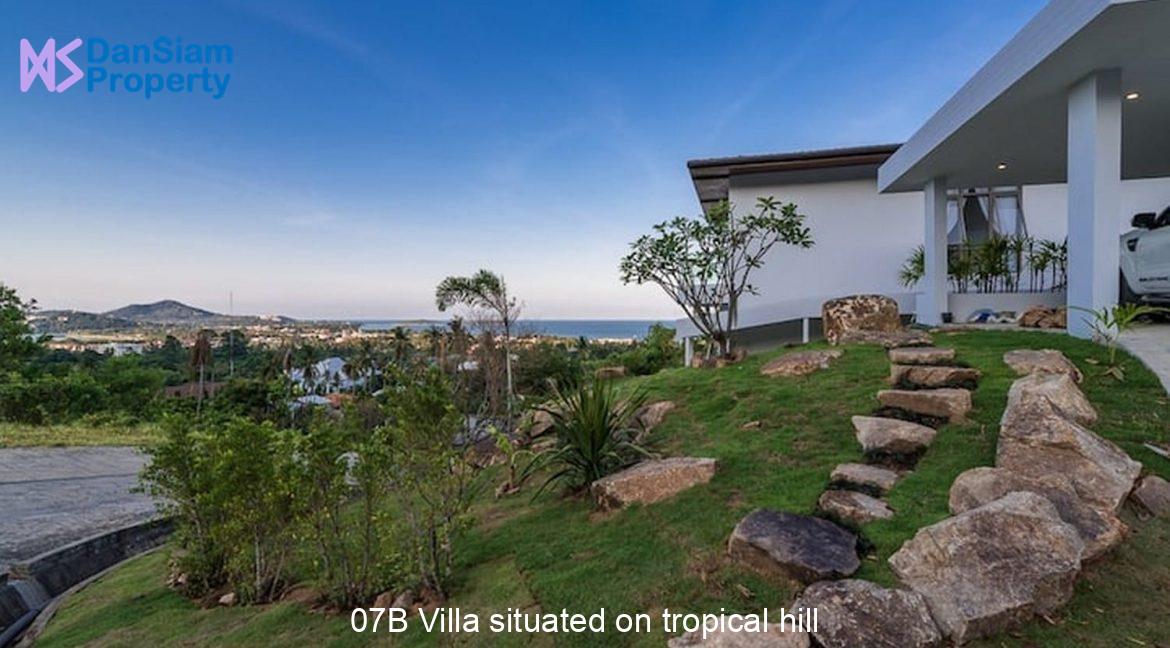 07B Villa situated on tropical hill