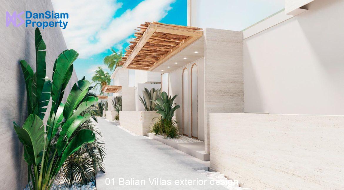 01 Balian Villas exterior design