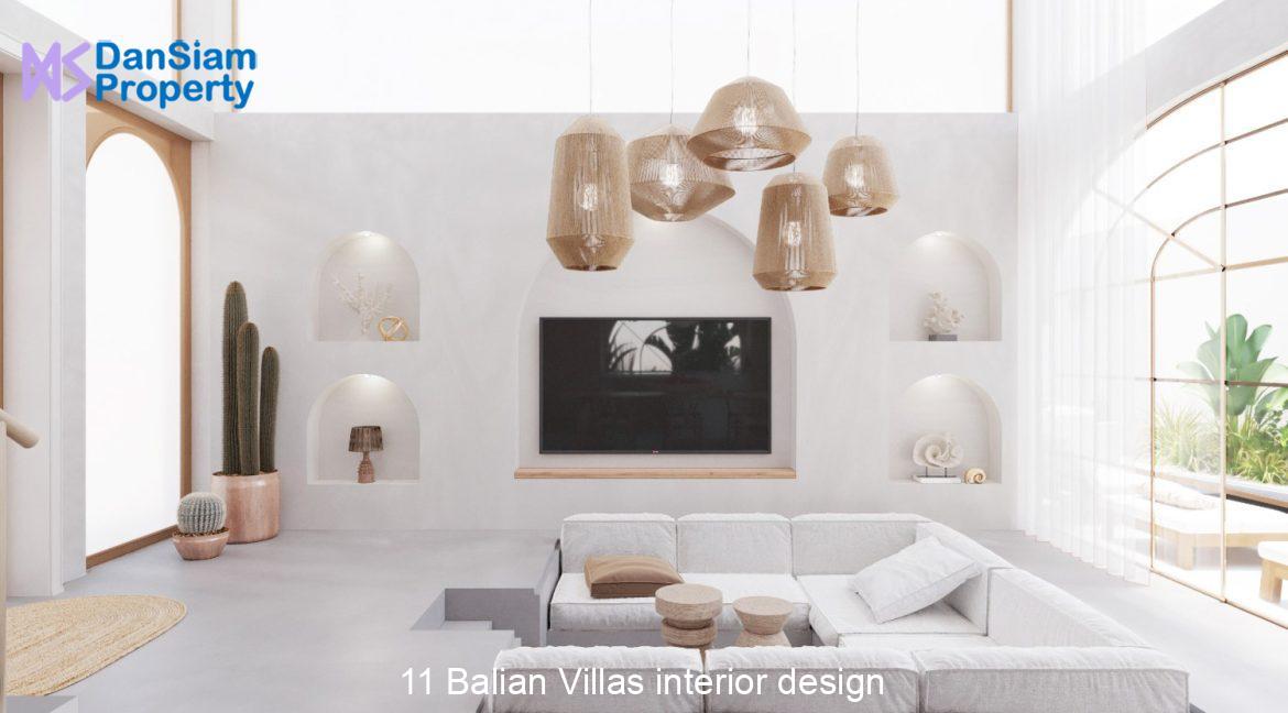 11 Balian Villas interior design