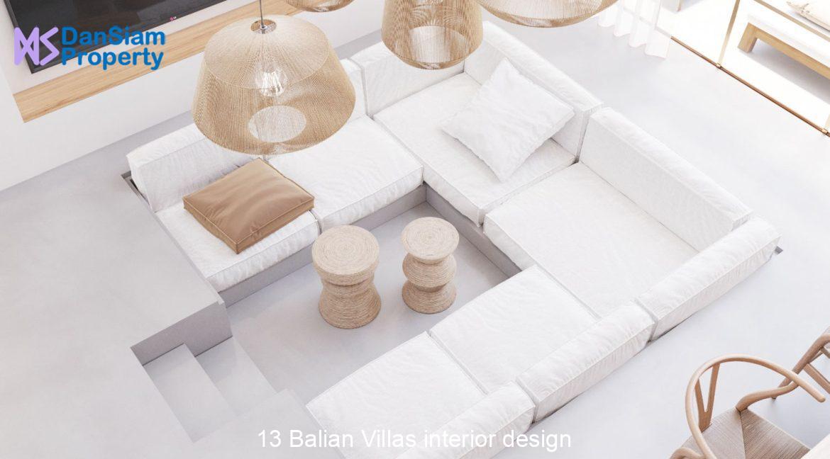 13 Balian Villas interior design