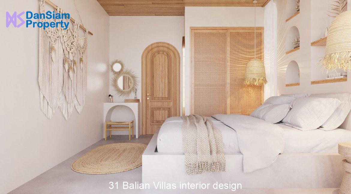 31 Balian Villas interior design