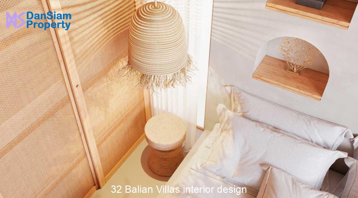 32 Balian Villas interior design