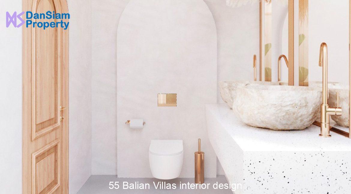 55 Balian Villas interior design
