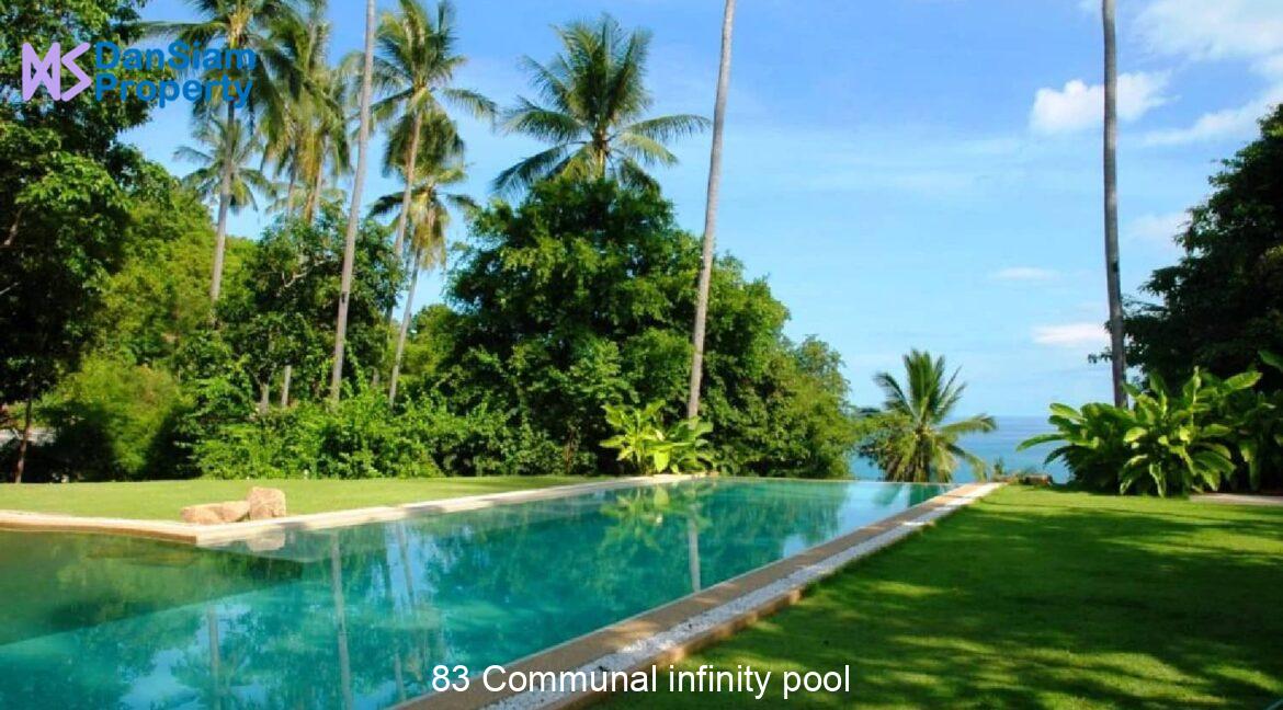 83 Communal infinity pool